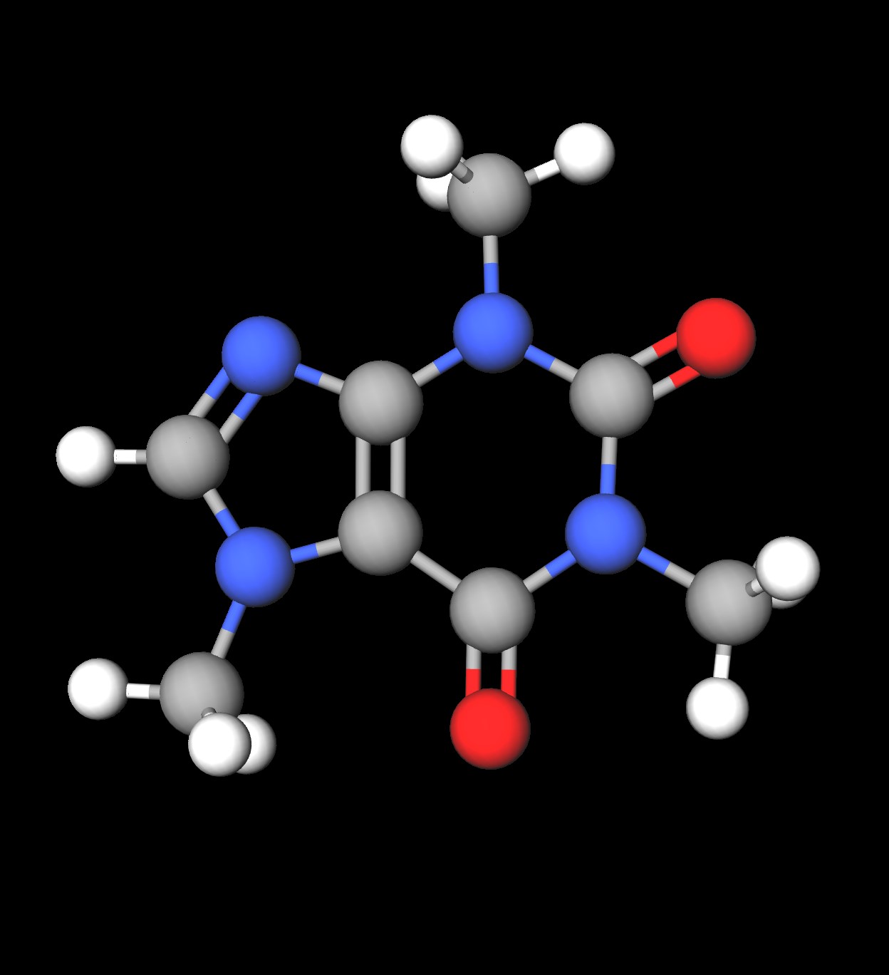Molecules in Chromatography - Caffeine (JPG)