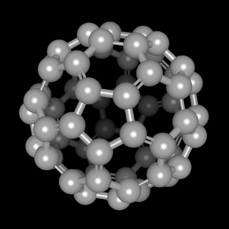 Molecules in Chromatography - Fullerene-C60 (JPG)
