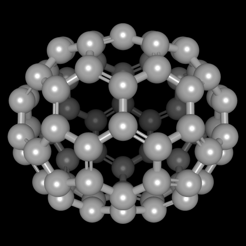 Molecules in Chromatography - Fullerene-C70 (JPG)